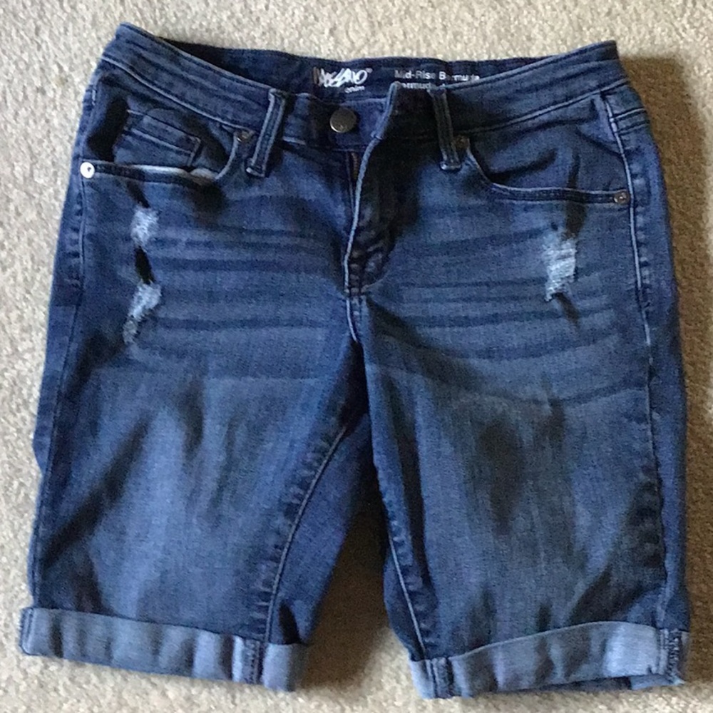 Denim shorts